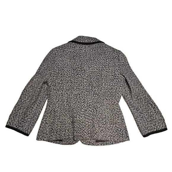 Black & White Jacket Blazer Womens Sz 2 Nine West Button Down Career - Picture 2 of 10